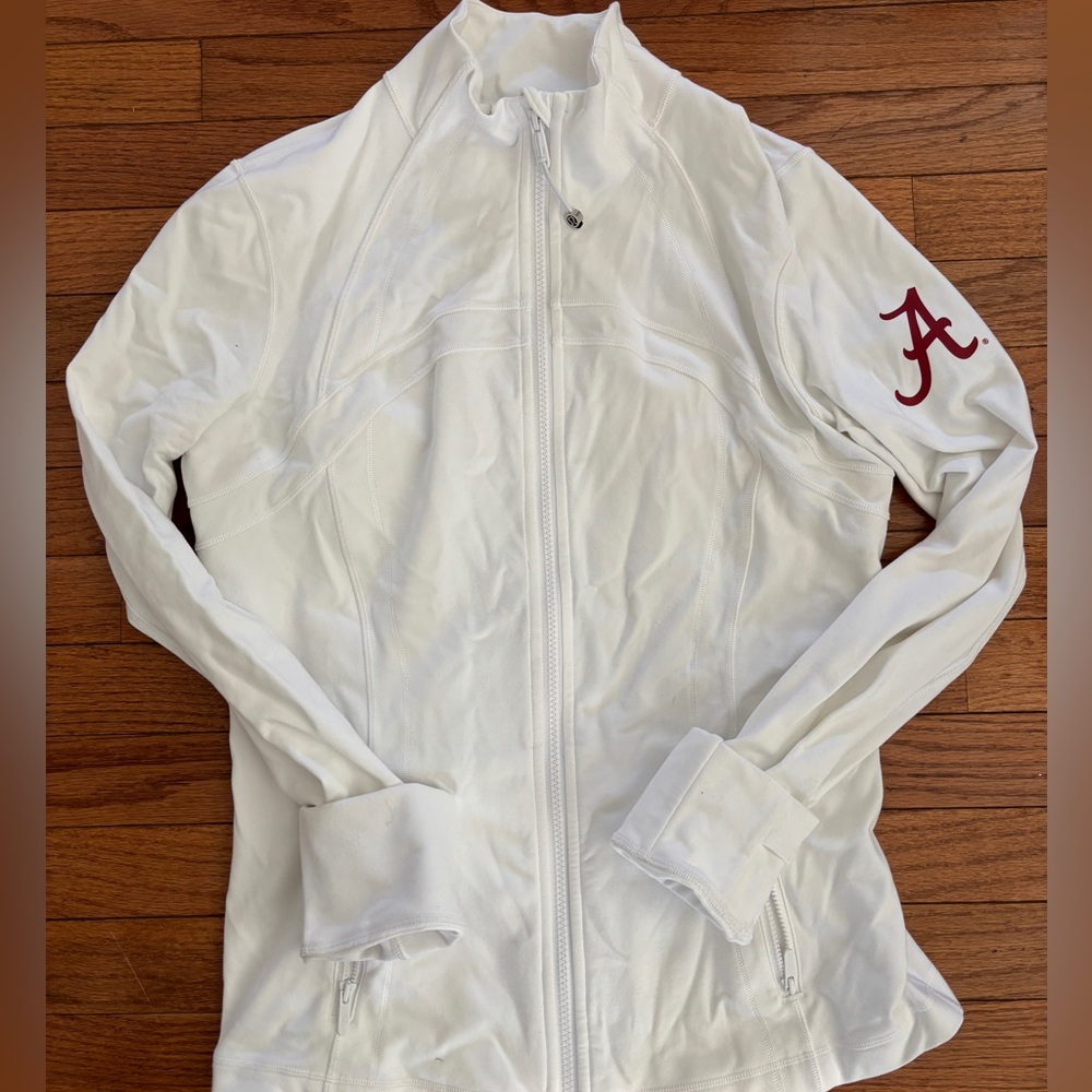 Lululemon Athletica White Alabama define jacket